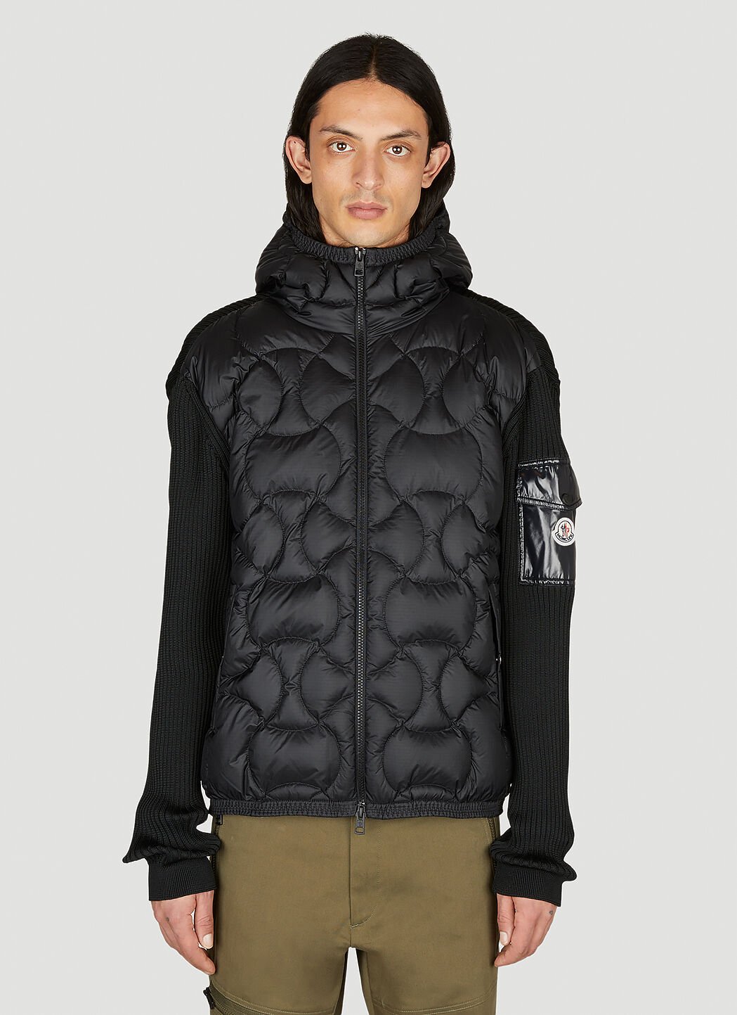Moncler Men s Quilted Cardigan in Black LN CC