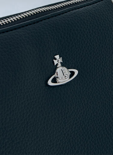 Half-Moon Leather Shoulder Bag Vivienne Westwood Half-Moon Leather Shoulder Bag Black vvw0263046