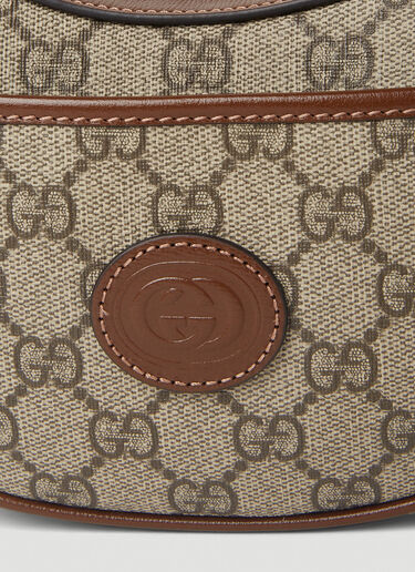Gucci GG 迷你复古手提包 棕色 guc0251129