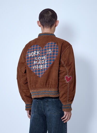 Story Mfg. Seed Bomber Jacket Brown mfg0166002