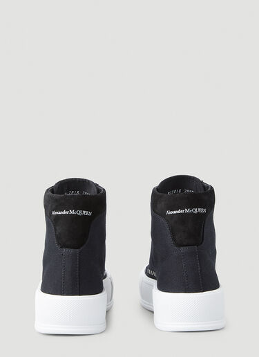 Alexander McQueen Deck High Top Sneakers Black amq0147034