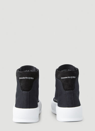 Alexander McQueen Deck 高帮运动鞋 黑色 amq0147034