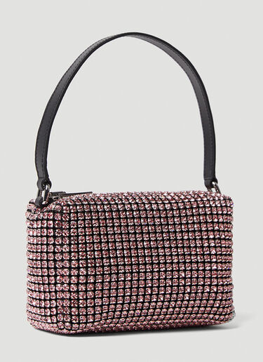Alexander Wang Heiress Crystal Medium Pouch Handbag Pink awg0247033
