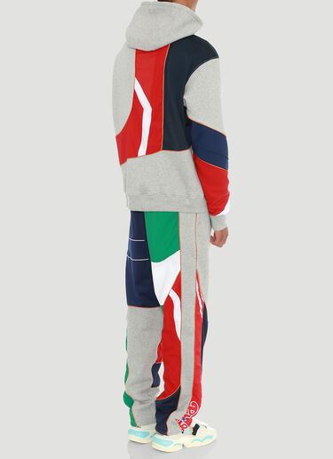 Ahluwalia Studio Patchwork Hooded Sweater Grey ahl0140007
