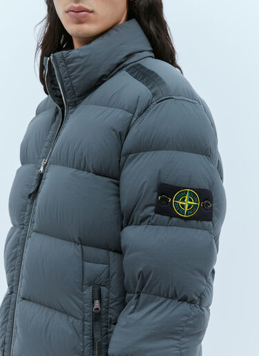 Stone Island Real 罗盘贴饰羽绒外套 灰色 sto0154018