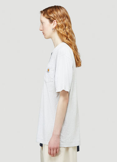 Reworked Carhartt Split T-Shirt (Di)vision Reworked Carhartt Split T-Shirt Blue div0344007