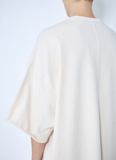 Rick Owens V Tommy Knit T-Shirt Beige ric0159006