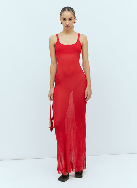 Jacquemus La Robe Maille Oranger マキシドレス アイボリー jac0254089