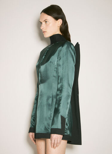 MM6 Maison Margiela インサイドアウトブレザー グリーン mmm0258001