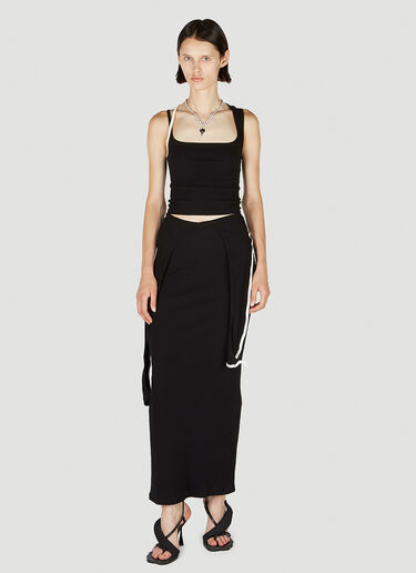 Rib Skirt Ottolinger Rib Skirt Black ott0251007