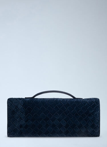 Bottega Veneta Andiamo Clutch Bag Blue bov0262047