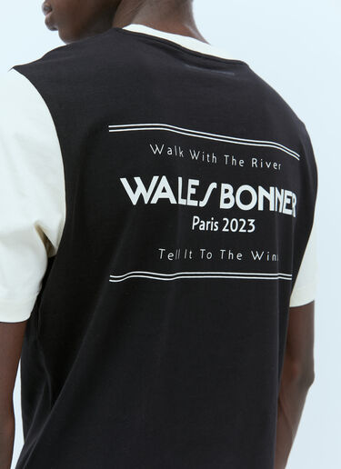 Wales Bonner Seine T-Shirt Black wbn0154006