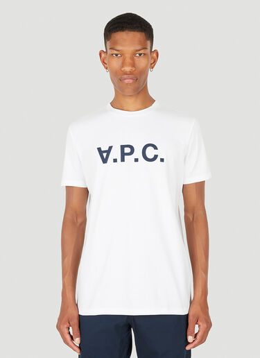 VPC Smiley Hotel Print T-Shirt A.P.C. VPC Smiley Hotel Print T-Shirt White apc0149008