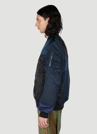 Children Of The Discordance Re-Constructed Vintage Bomber Jacket Blue cod0151002