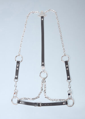 Vivienne Westwood Chain Harness 腰带 黑色 vvw0250095