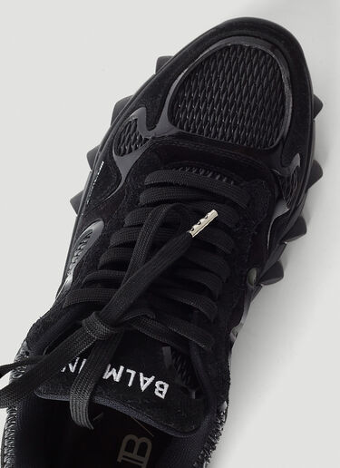 Balmain B-East スエードスニーカー ブラック bln0153017