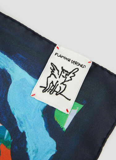 Marni x Flaminia Veronesi Unicorn 围巾 蓝色 mni0251019