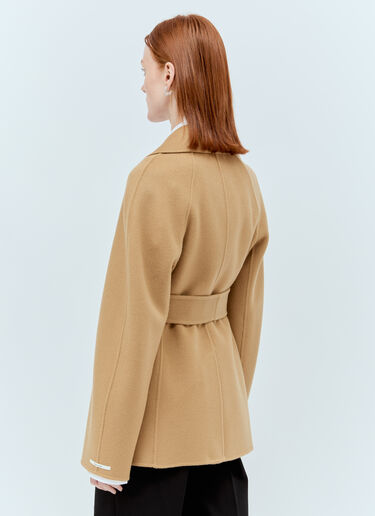 Sportmax Wool-And-Cashmere-Blend Coat Beige spx0255011