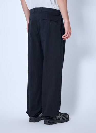Massimo Osti Studio Wide-Leg Tailored Trousers Black mao0166009