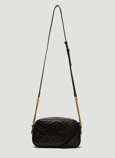 Gucci Gg Marmont Large Quilted Leather Shoulder Bag in Black