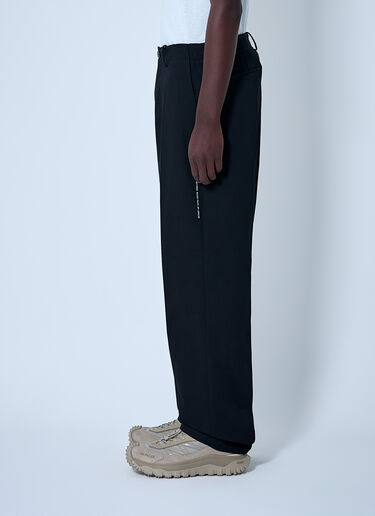 Moncler x FRGMT Hiroshi Fujiwara ロゴプリントパンツ  ブラック mfr0160053