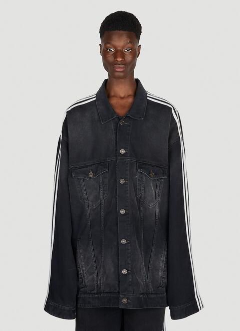 Balenciaga x adidas Denim Jacket Red axb0151001