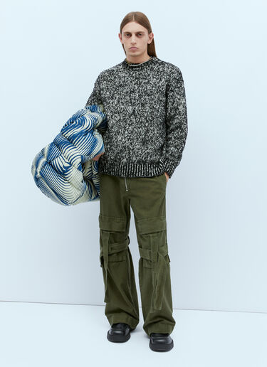 まだら模様ニットセーター Dries Van Noten まだら模様ニットセーター ナチュラル dvn0154026