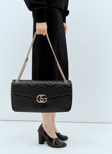 Gucci GG Marmont Medium Shoulder Bag Black guc0257147