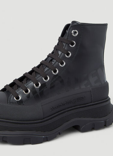 Alexander McQueen Tread Slick Ankle Boots Black amq0246030