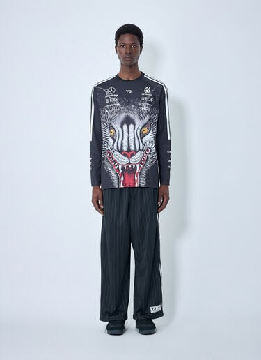 Y-3 MERCEDES Graphic Long Sleeve Jersey Black yyy0364067