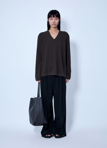 LN-CC® - The Row: Daniela Wool Pants - Black The Row Daniela Wool Pants Black row0266003