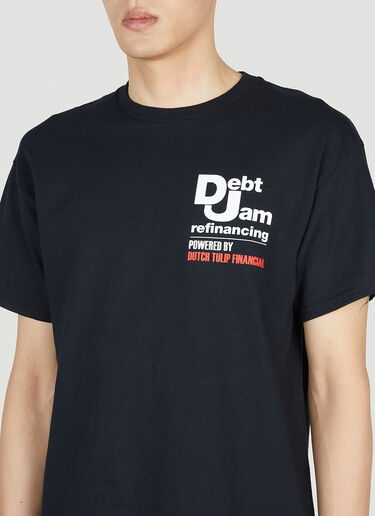 DTF.NYC Debt Jam Short-Sleeved T-shirt Black dtf0152010