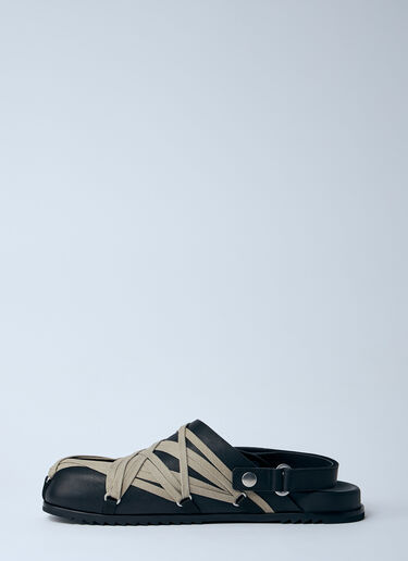 Rick Owens 메가레이스 뮬  블랙 ric0159036