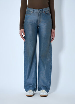Our Legacy Wide-Leg Denim Trousers Blue our0264032