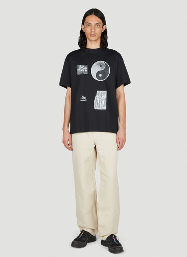 Collage Print T-shirt Soulland Collage Print T-shirt Black sld0352018