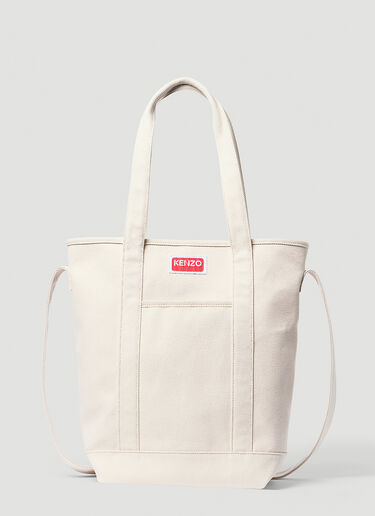 Kenzo Target Tote Bag Cream knz0154027