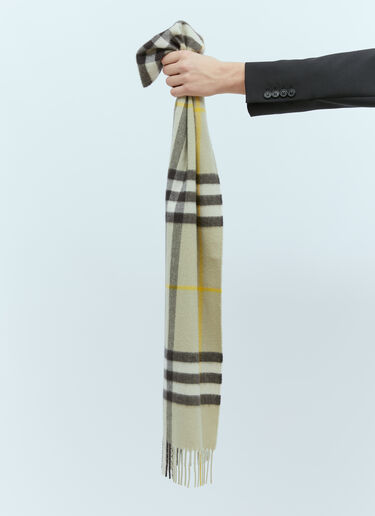 Burberry Check Cashmere Scarf Beige bur0154021