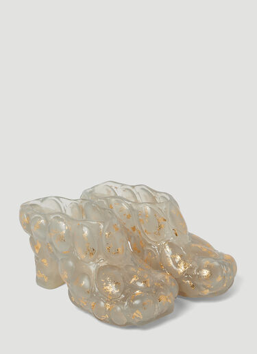Murano Rubber Heel Clog Bottega Veneta Murano Rubber Heel Clog Gold bov0254013