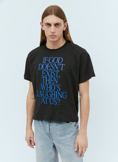 Praying Who's Laughing T-Shirt Black pry0354016