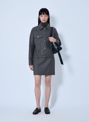 LN-CC® - Max Mara: Wool Twill Jacket - Grey Max Mara Wool Twill Jacket Grey max0266223