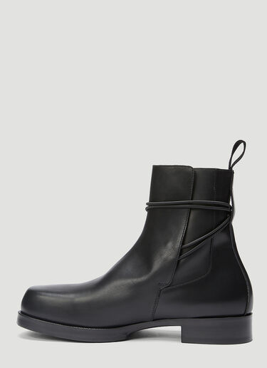 Rollercoaster Buckle Leather Boots 1017 ALYX 9SM Rollercoaster Buckle Leather Boots Black aly0343007