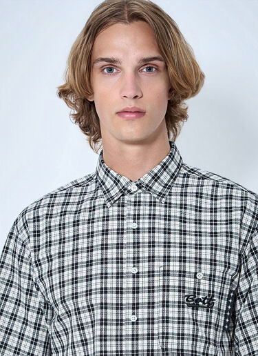 LN-CC® - Bott: Plaid Shirt - Grey Bott Plaid Shirt Grey bot0165006