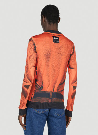 Y/Project x Jean Paul Gaultier Trompe L'Oeil Top Orange ypg0152003