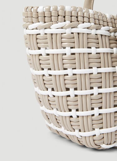 Bistro XS Basket Tote Bag Balenciaga Bistro XS Basket Tote Bag Beige bal0252083