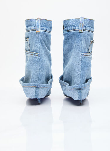 Dolce & Gabbana Denim Boots Blue dol0255025