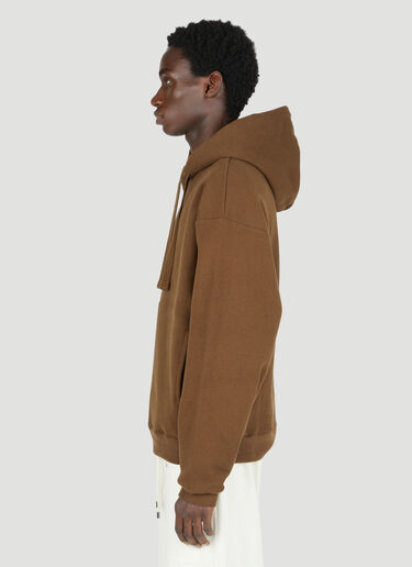 Cotton Hooded Sweatshirt Lemaire Cotton Hooded Sweatshirt Brown lem0154006