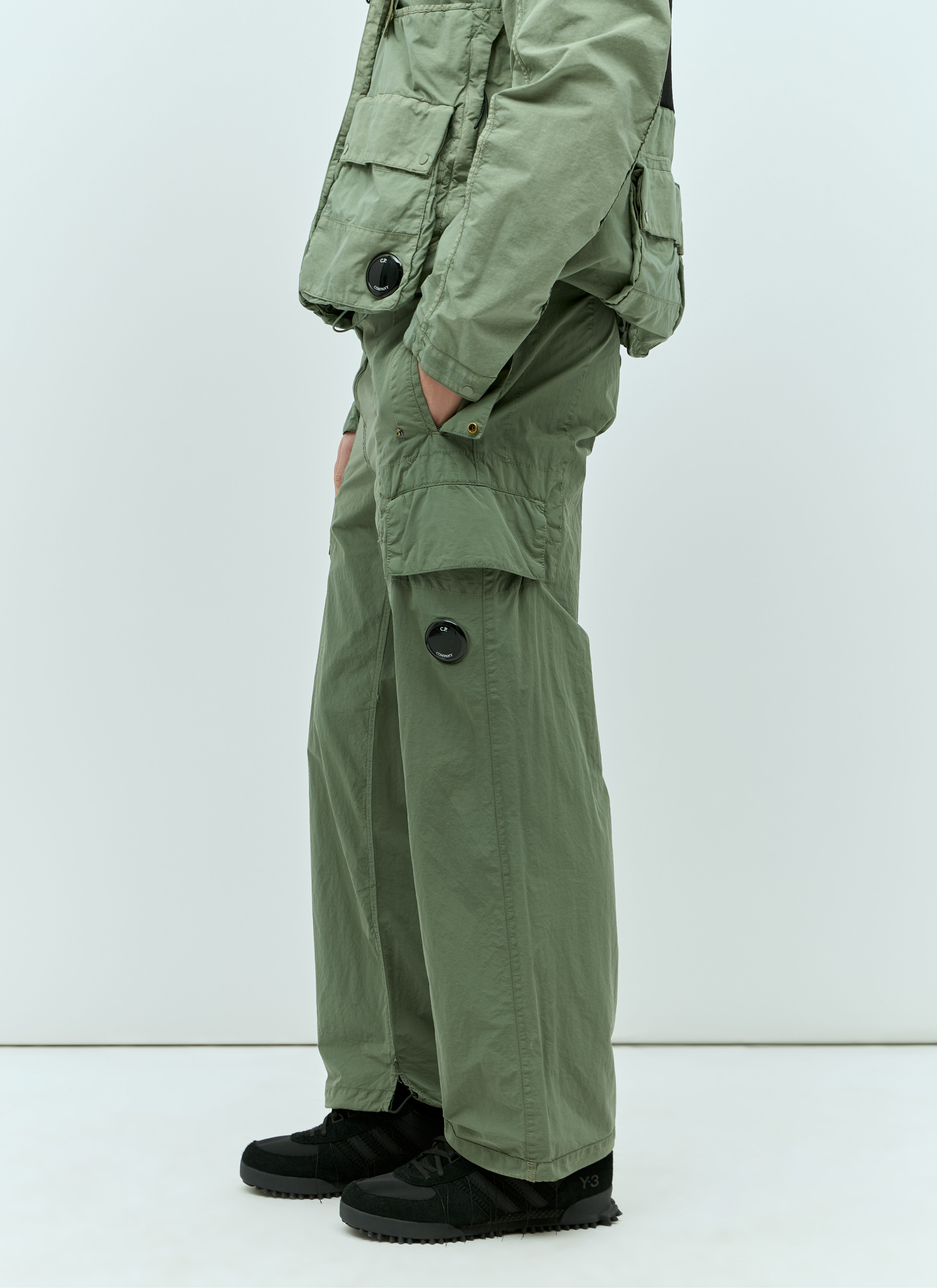 C.P. Company Flatt 尼龙工装裤 绿色 pco0156010