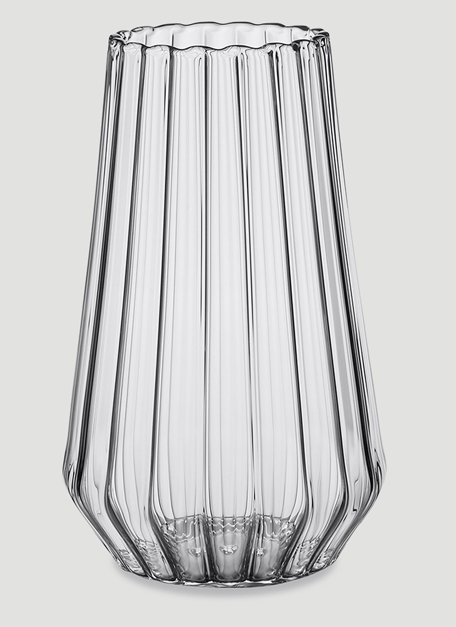 Fferrone Design Stella Large Glass Vase In Transparent