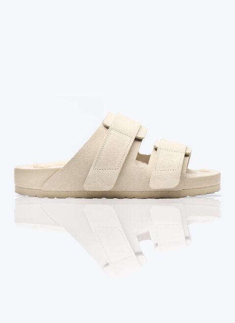 Birkenstock 1774 x Tekla Uji Suede Sandals Black brt0355001