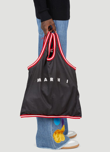 Marni Jersey Tote Bag Black mni0153028
